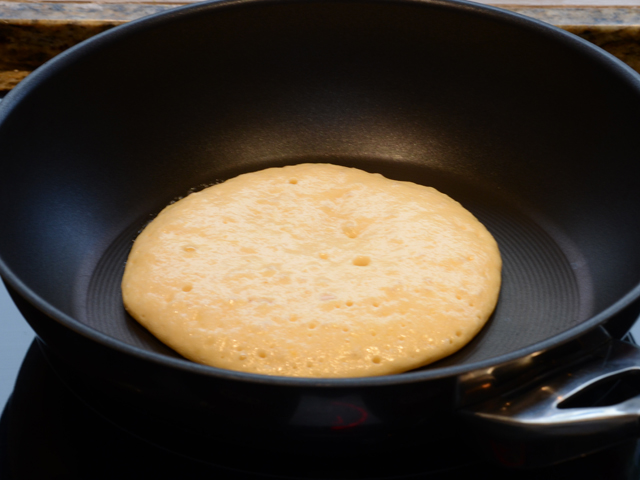 kepami blynai keptuvėje