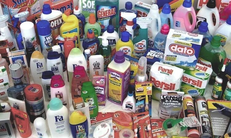 buitinės chemijos priemonės