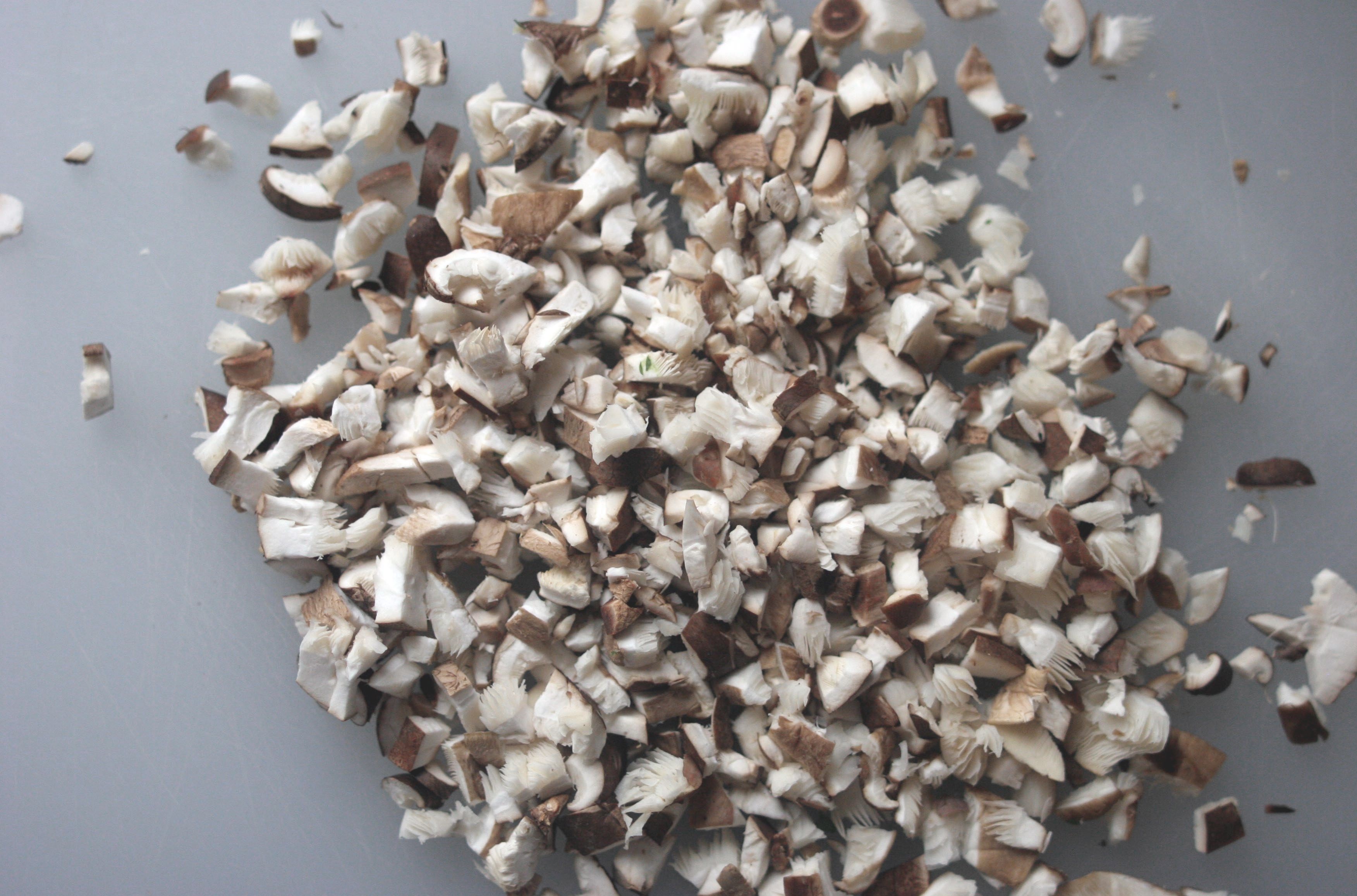 supjaustyti pievagrybiai