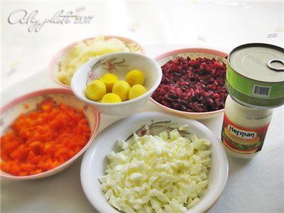 продукты на салат