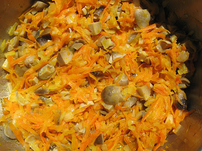 жареные грибы с луком