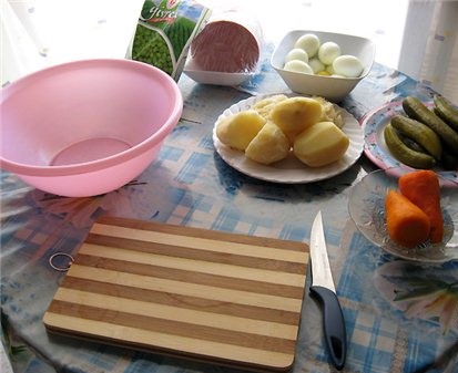 продукты для салата