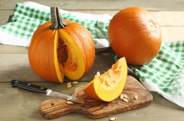 порезаная тыква