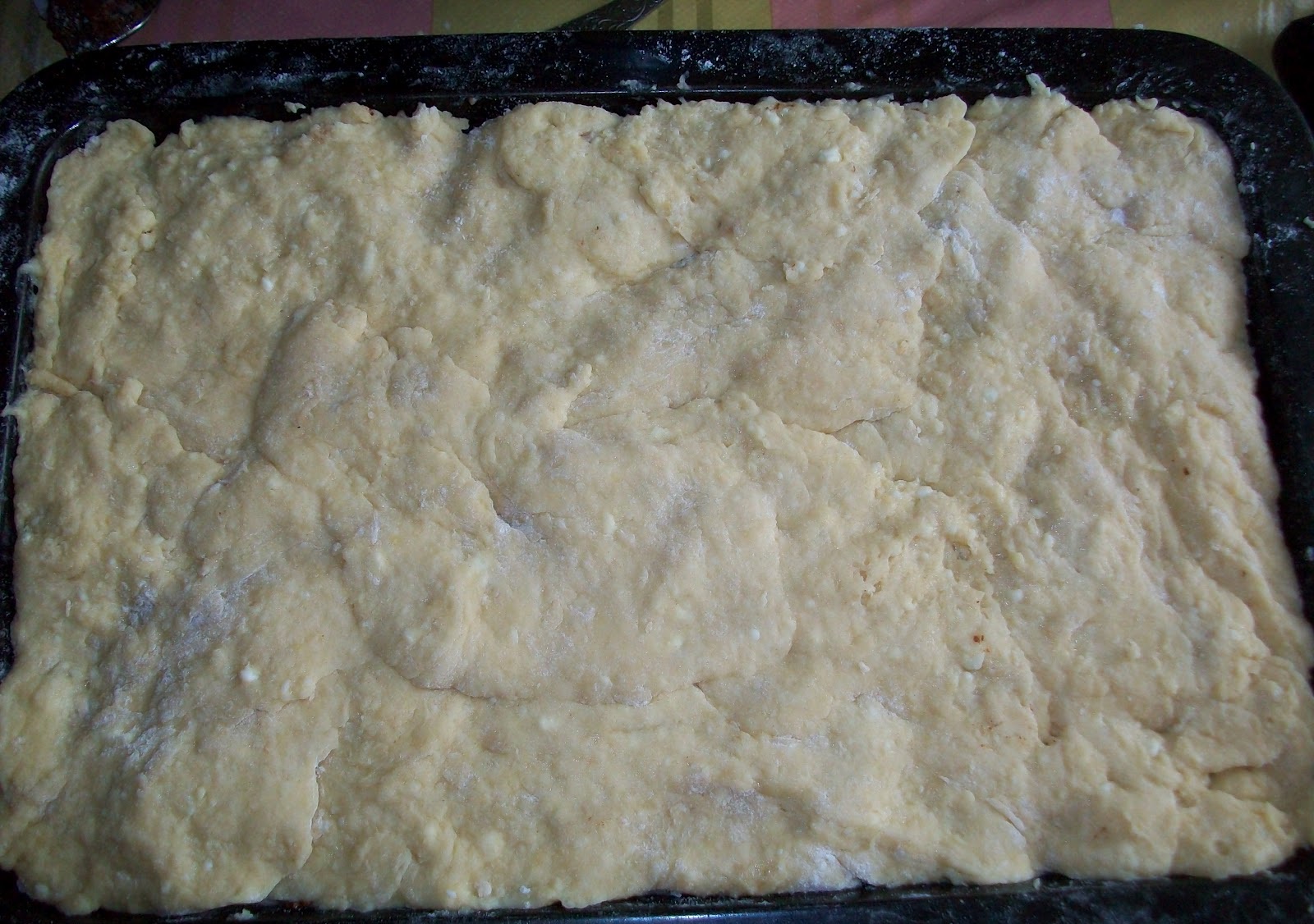 obuolių pyrago viršus