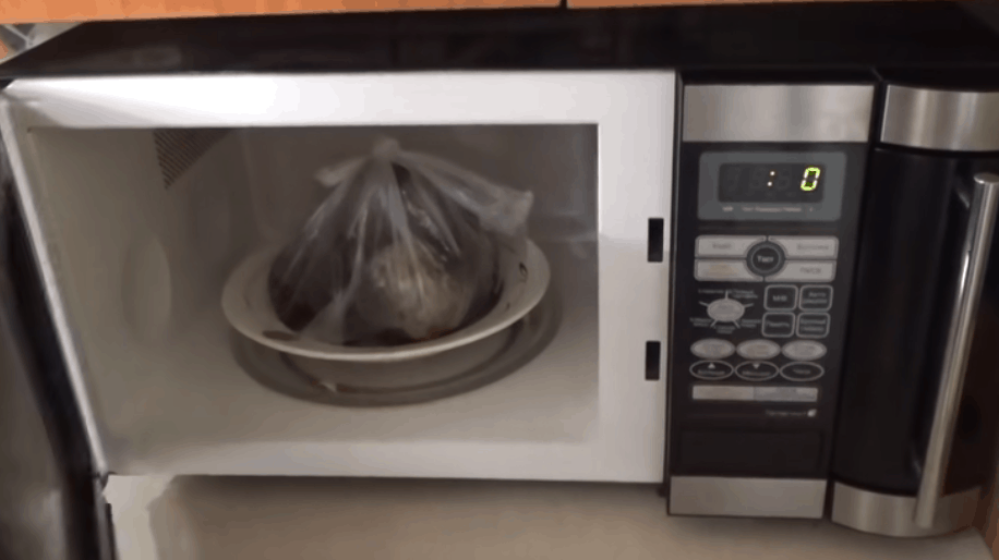 burokėliai mikrobangėje