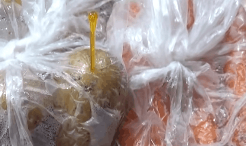 bulvės su krapštuku