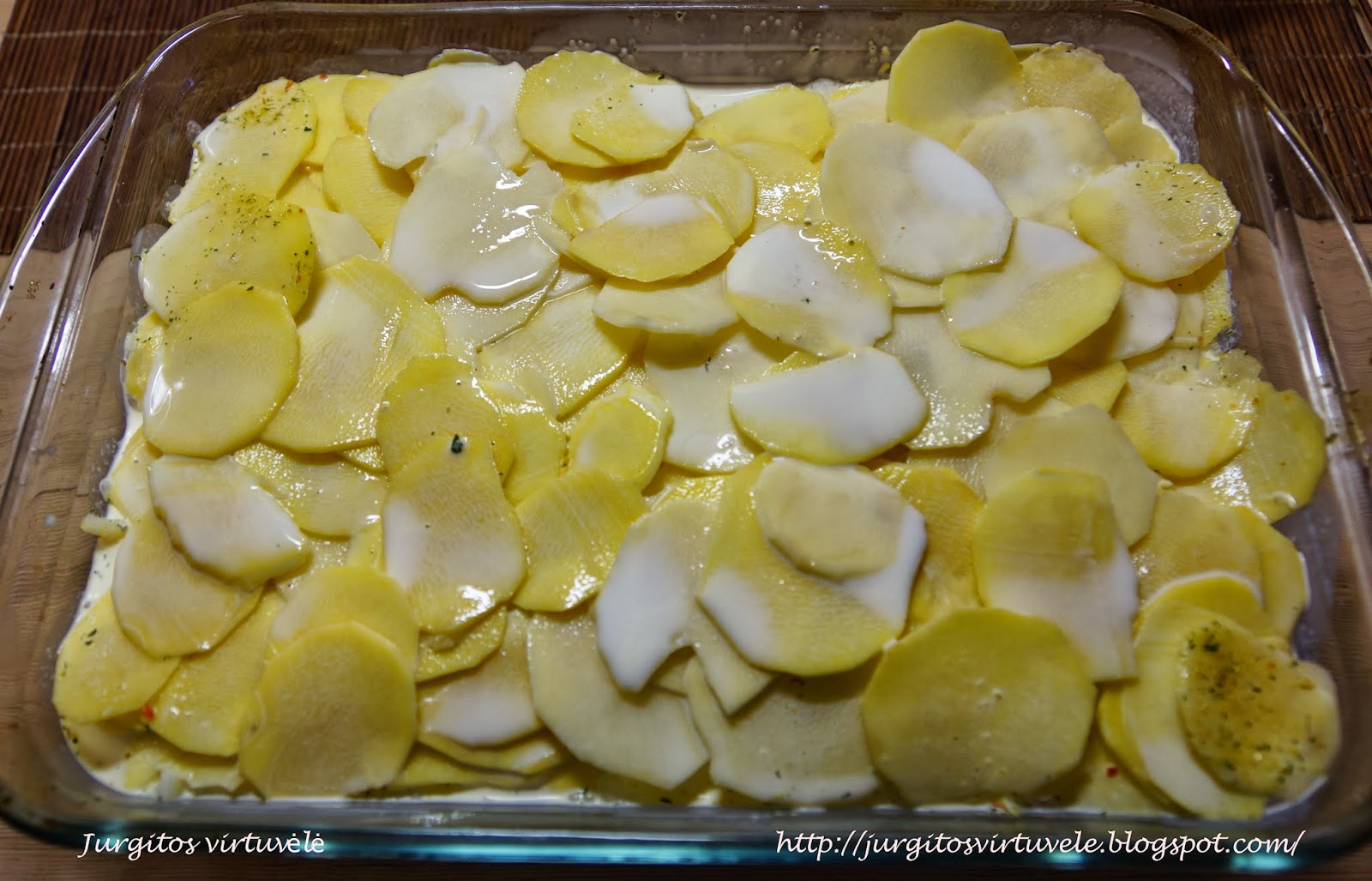 rudagalve menkė grietinėlėje prieš kepimą