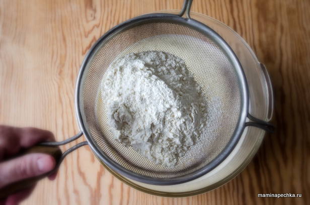 miltai druska ir kepimo milteliai