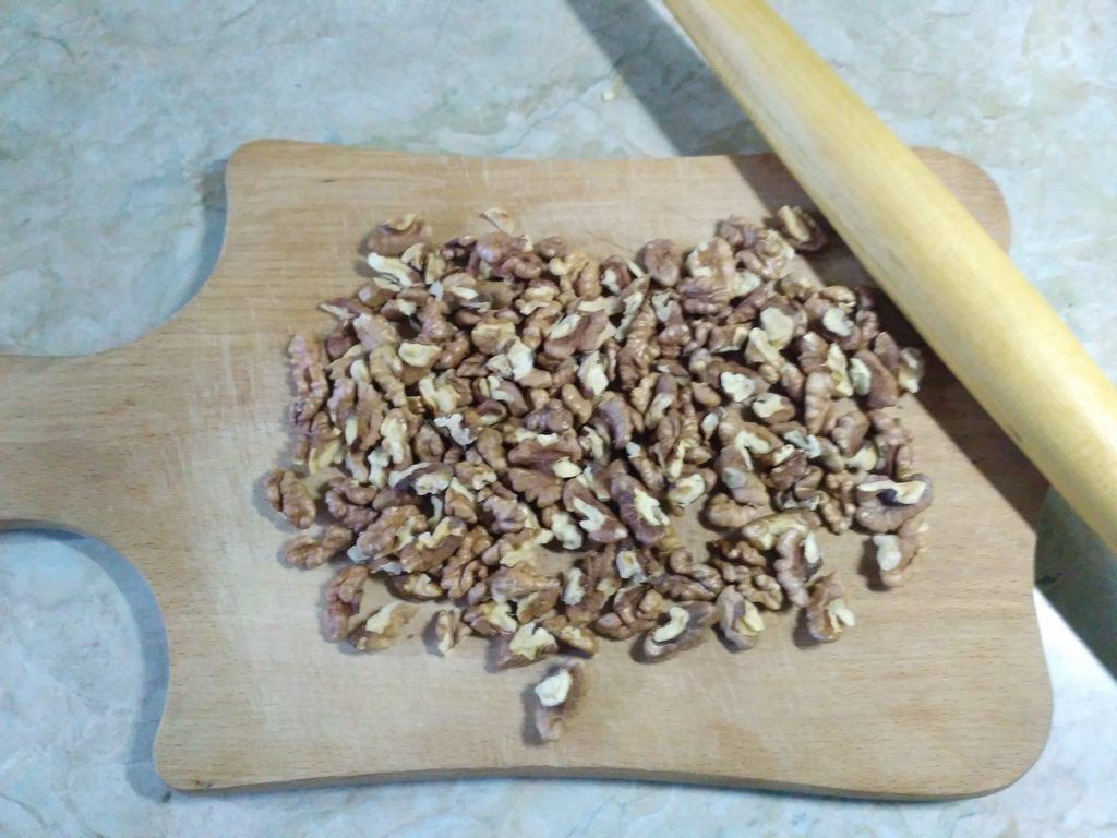 pasmulkinti graikiniai riešutai