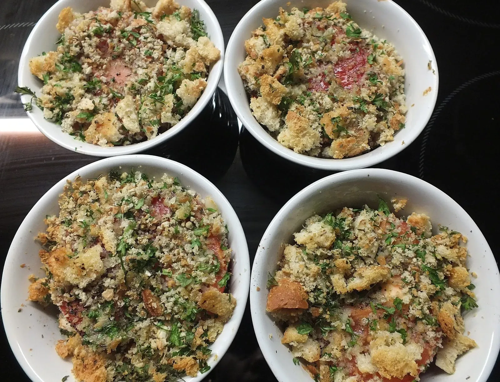 Vegetariškos Provanso apkepėlės su pomidorais