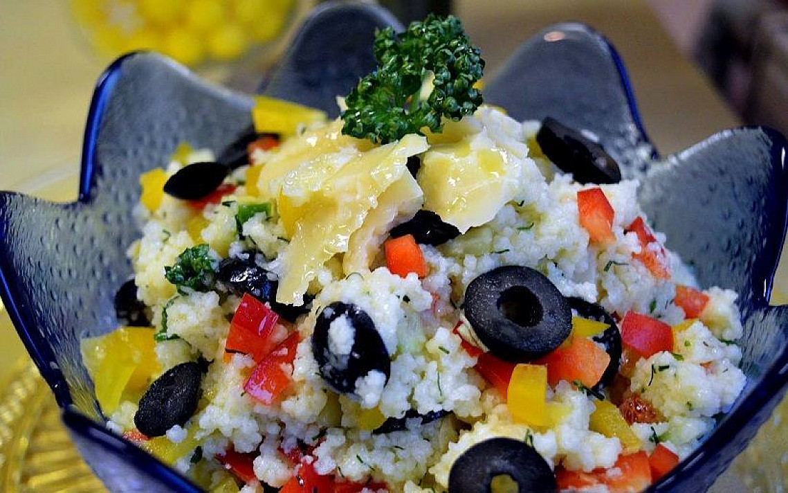 Couscous Salad with Cheese