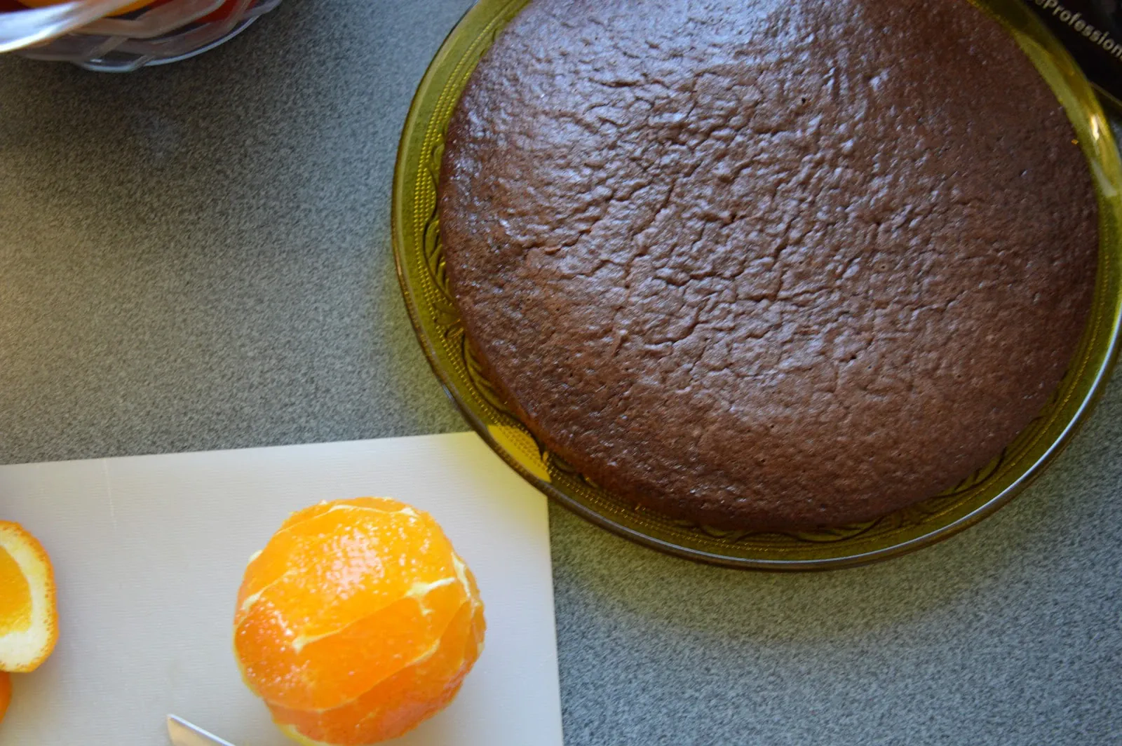 Drėgnas šokoladinis apelsininis tortas