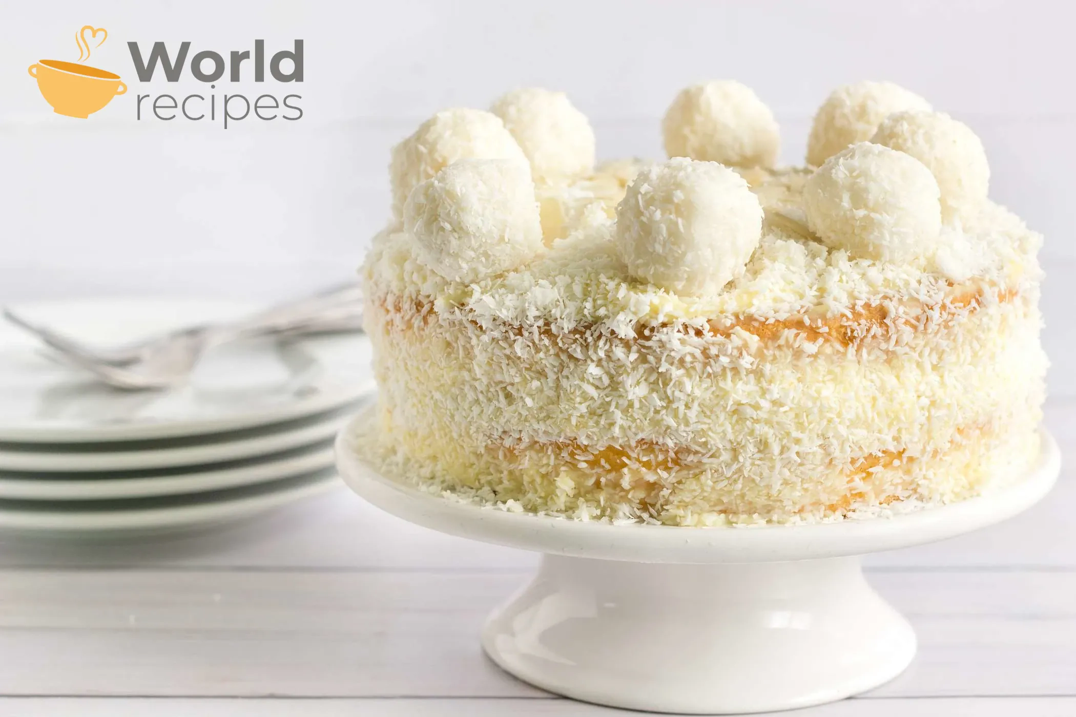 Naminis Raffaello tortas su traškiu sluoksniu