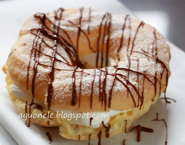 Desertas: Plikyti žiedai su varškės ir grietinėlės įdaru