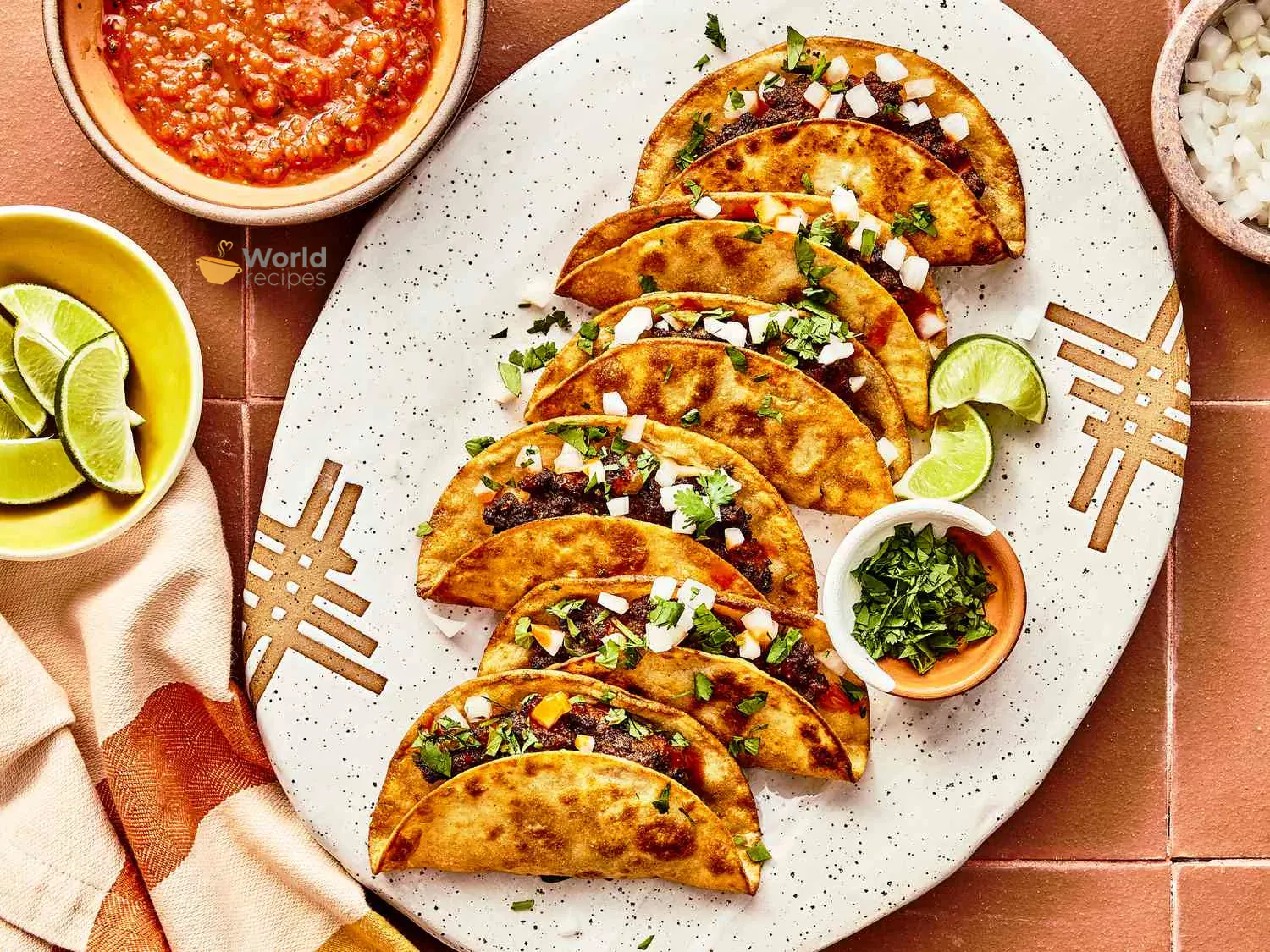 Tortilijų takai - tacos su kepta pjaustyta jautiena