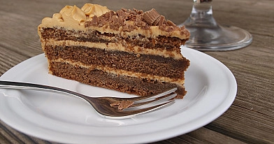 Karamelinis šokoladinis kavos tortas su maskarpone ir Rududu pagal Beatą