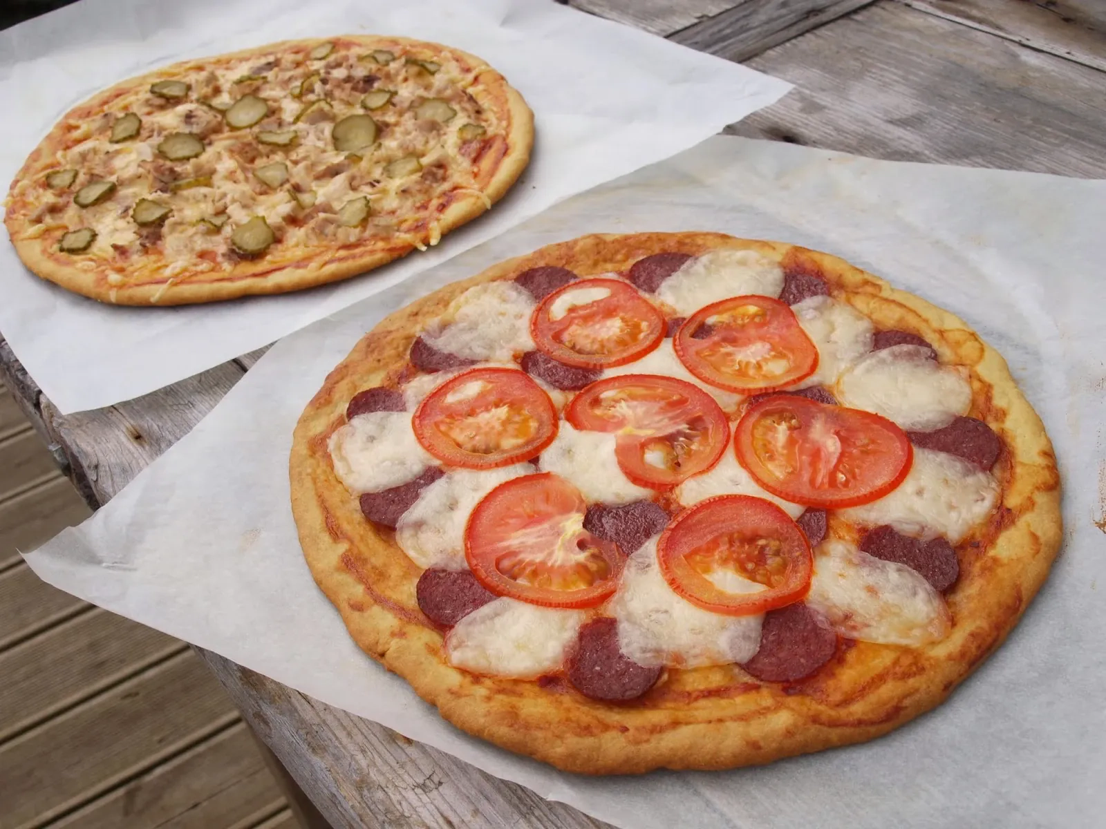 Picos tešla su soda, margarinu ir grietine