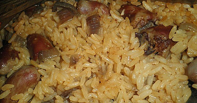 Vištienos širdys su ryžiais kepimo rankovėje
