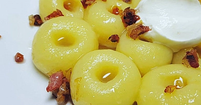 Močiutės virtų bulvių bulvinės bandutės su krakmolu