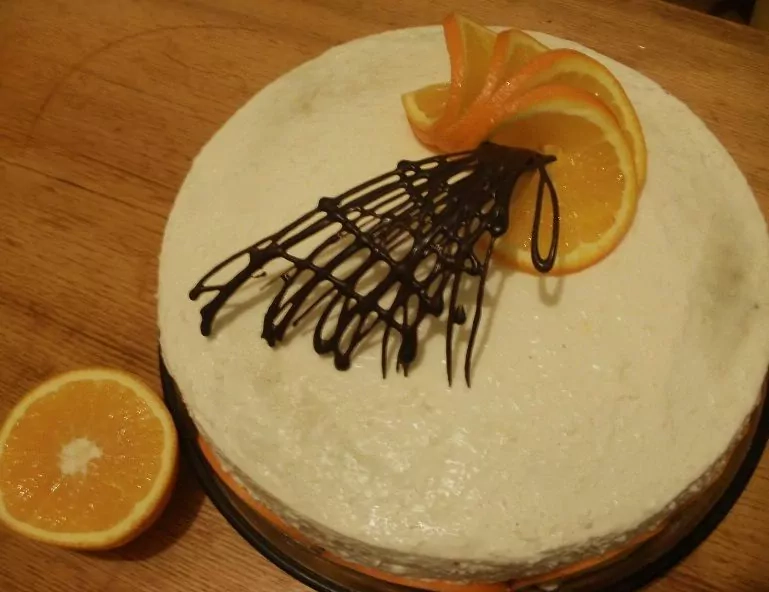 Apelsininis kukurūzų miltų pyragas Apelsininis kukurūzų miltų pyragas