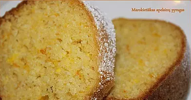 MESKOUTA - marokietiškas apelsinų pyragas
