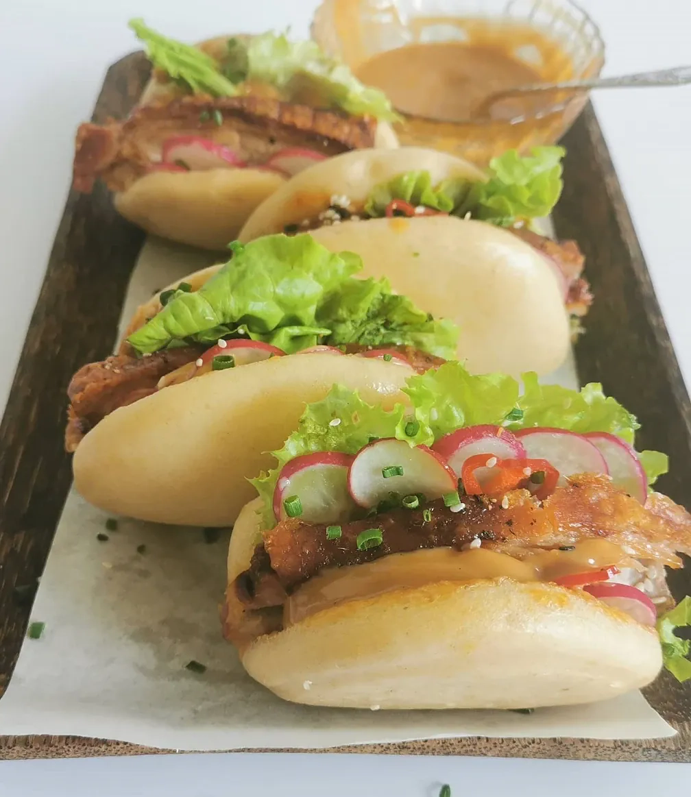 Mielinės bao bandelės - geriausias receptas