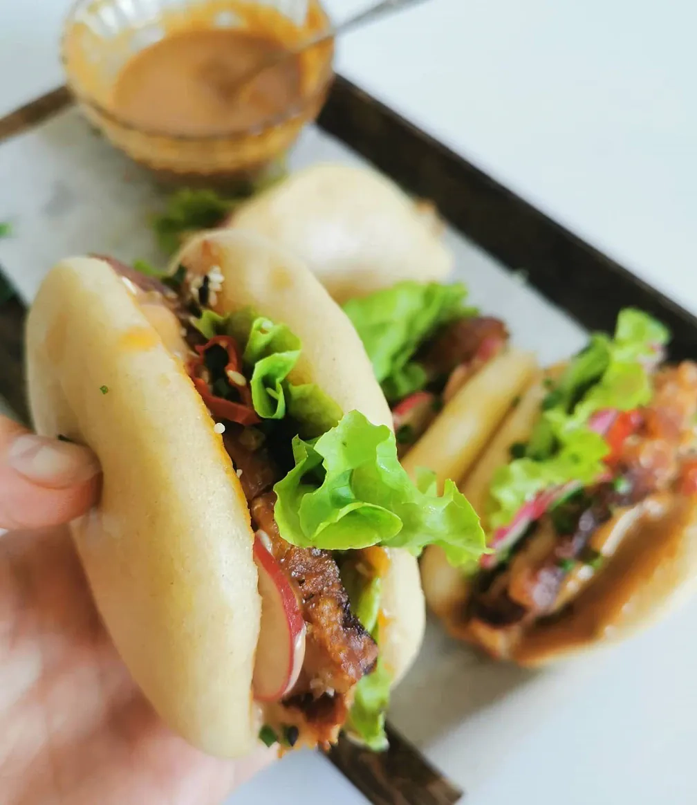 Mielinės bao bandelės - geriausias receptas