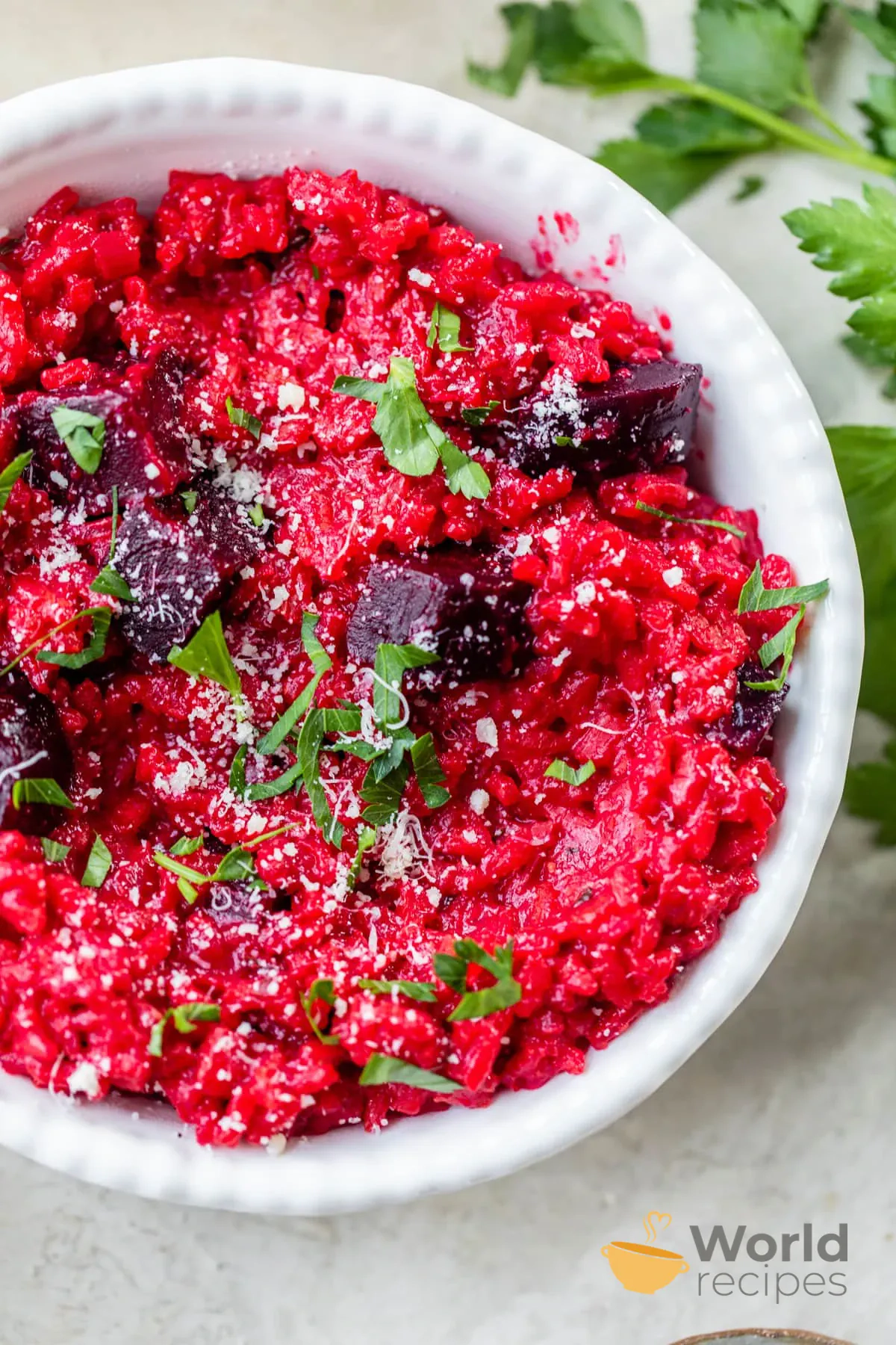 Fit risotto z kurczakiem, burakiem i pomidorami
