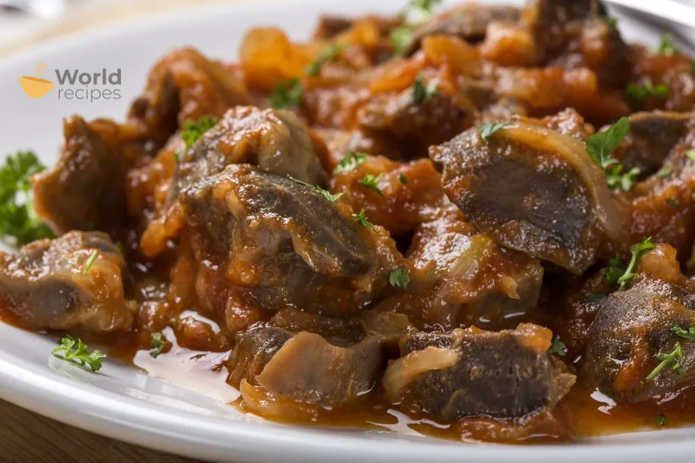 Ragout von Hähnchenmägen