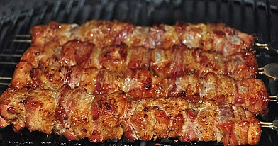 Kiaulienos šoninės šašlykas 🐽