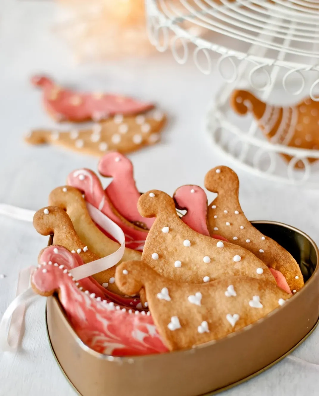 Lukrowane dinozaury - ciasteczka na Boże Narodzenie