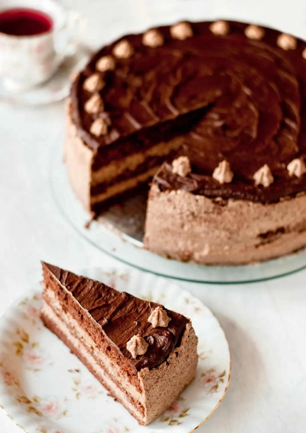 Tort czekoladowo-miętowy