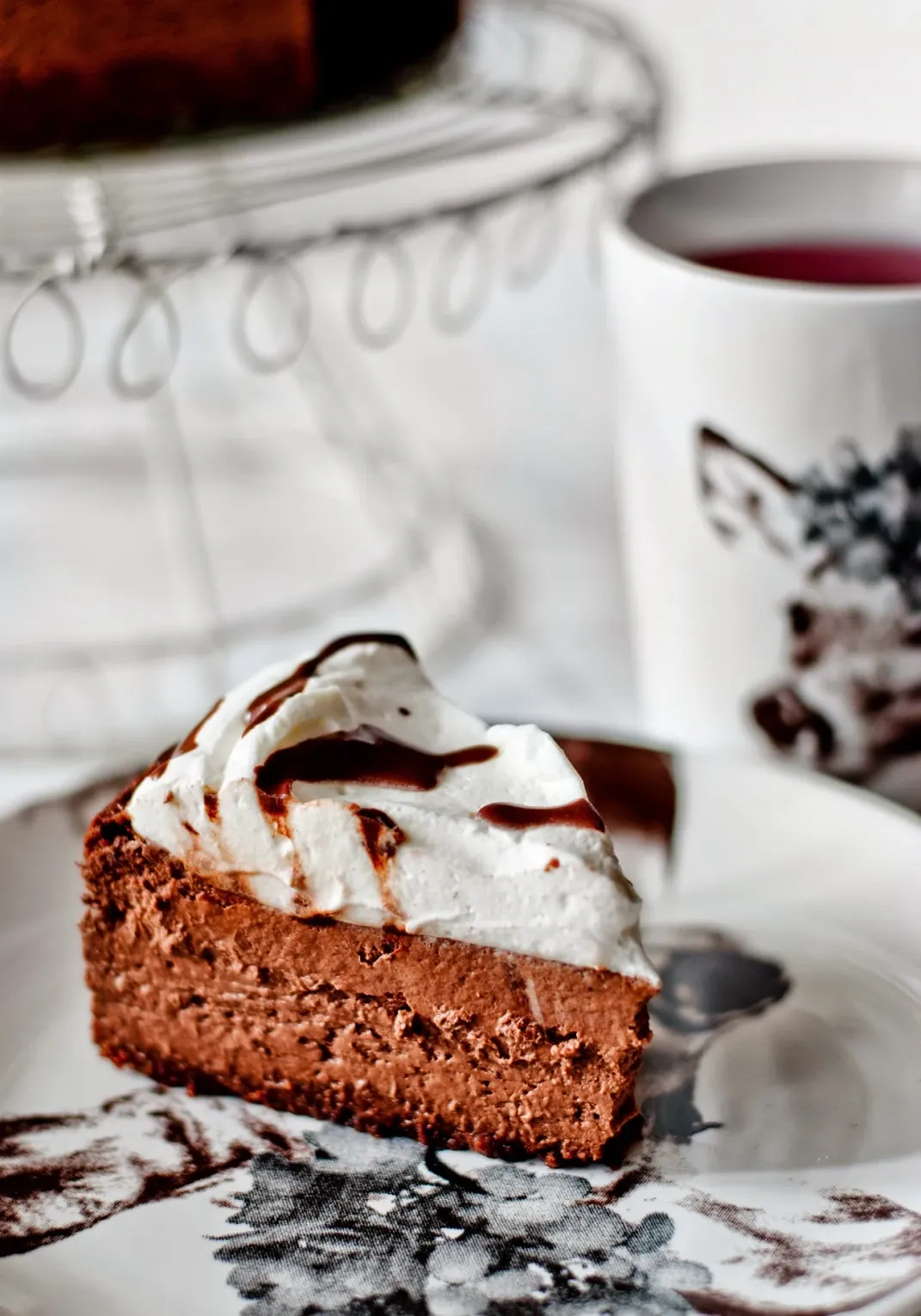 Podwójnie czekoladowy sernik