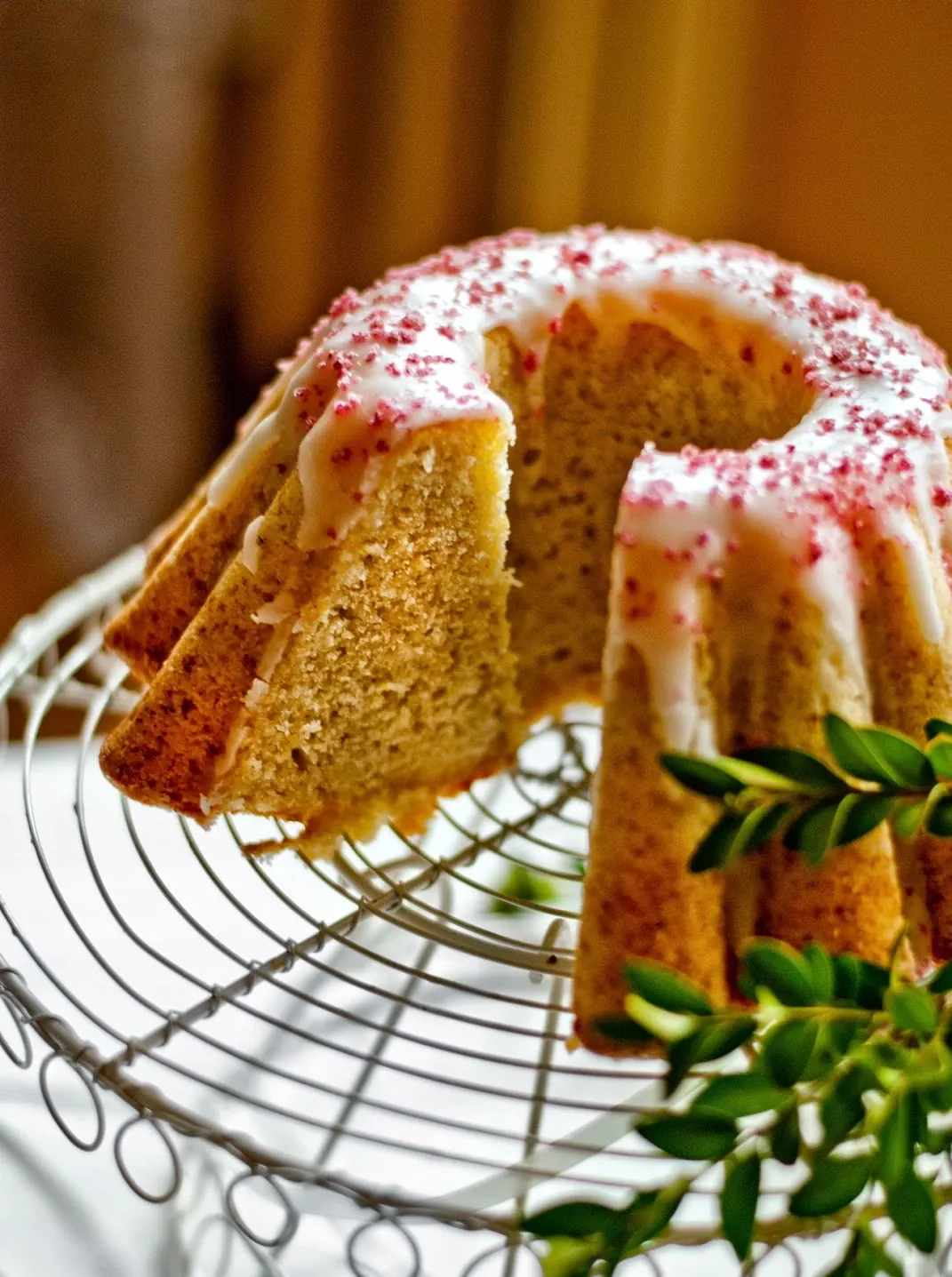 Cytrynowa babka jogurtowa z lukrem