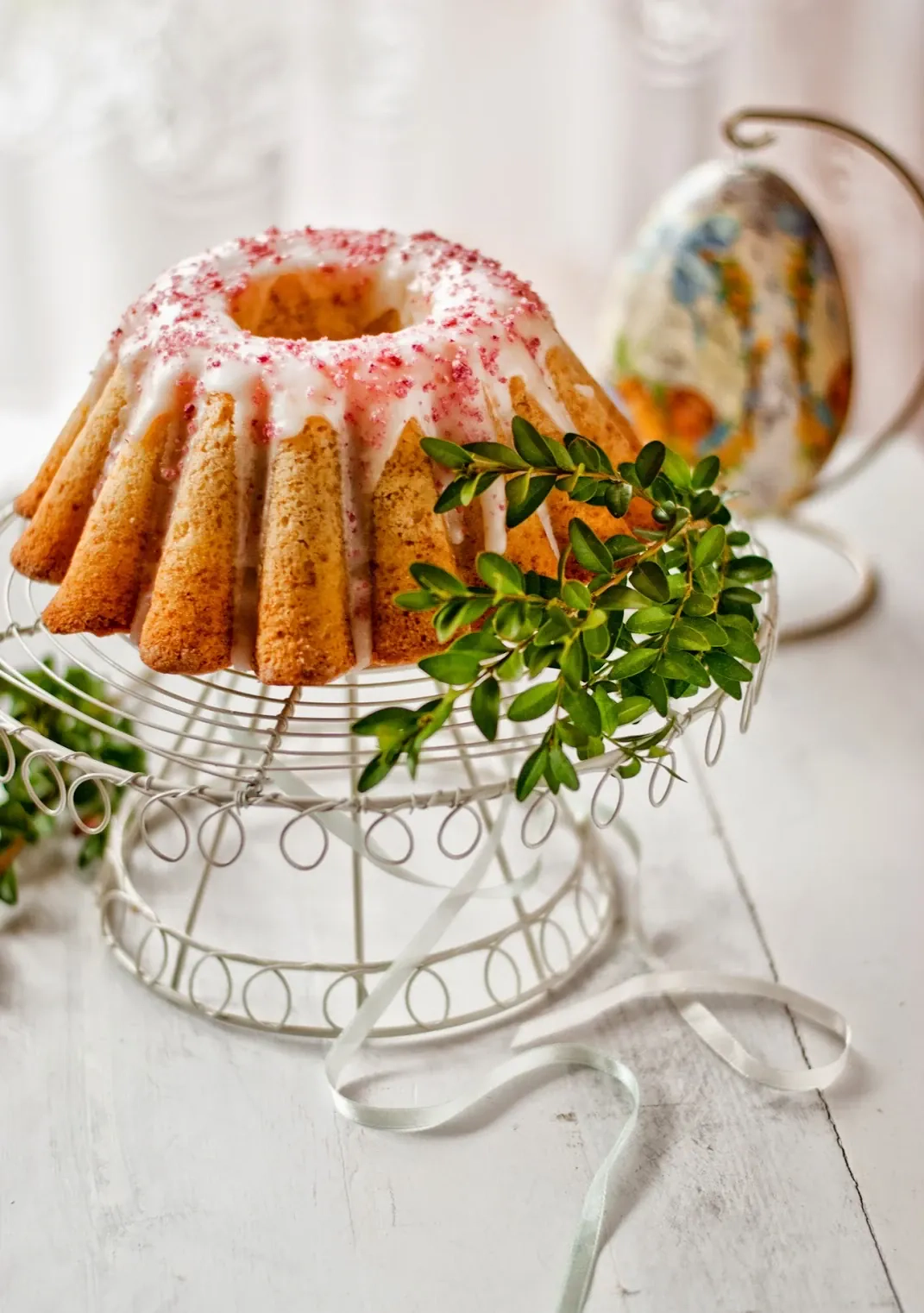 Cytrynowa babka jogurtowa z lukrem