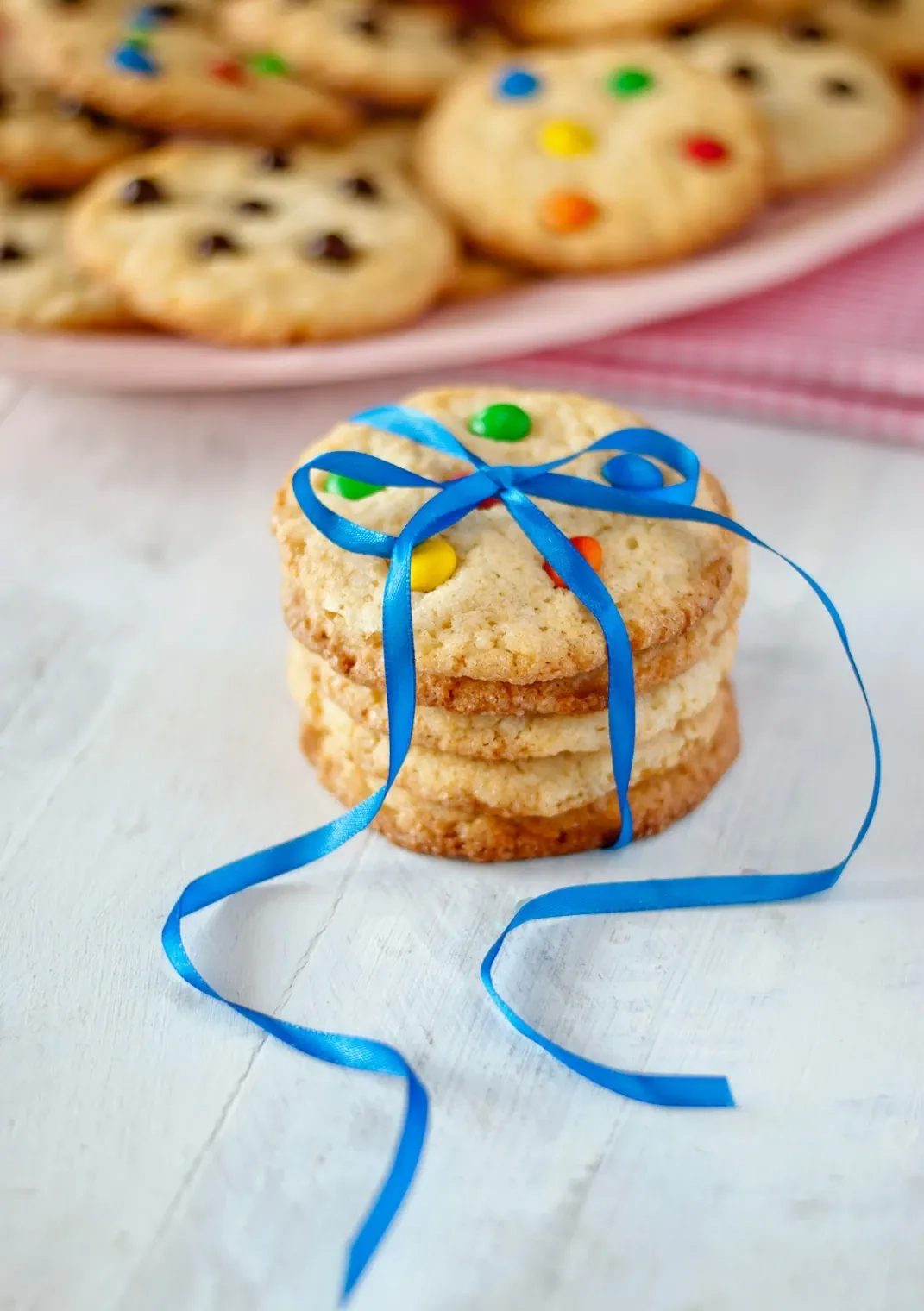 Ciastka z M&M's i czekoladowymi drażami