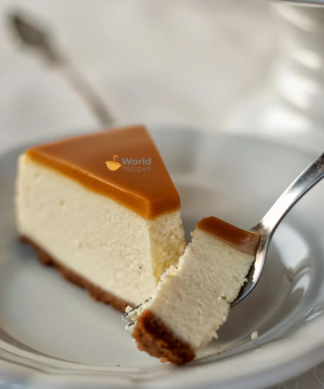 Sernik Speculoos z polewą toffi