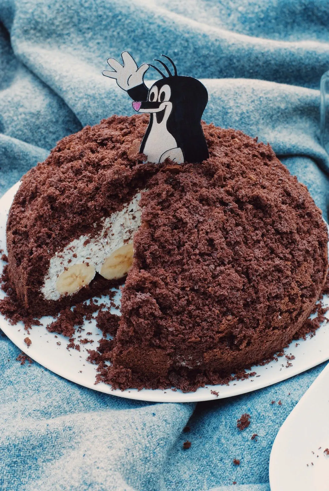 Ciasto z bananami - kopiec kreta bezglutenowy