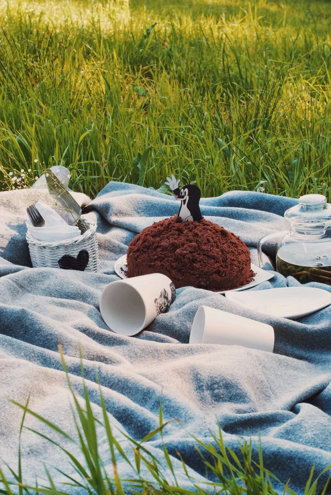 Ciasto z bananami - kopiec kreta bezglutenowy