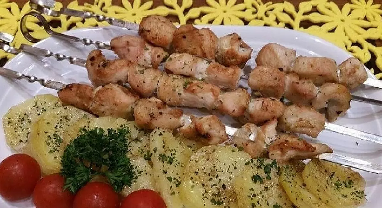 Chicken Shashlik from the Oven