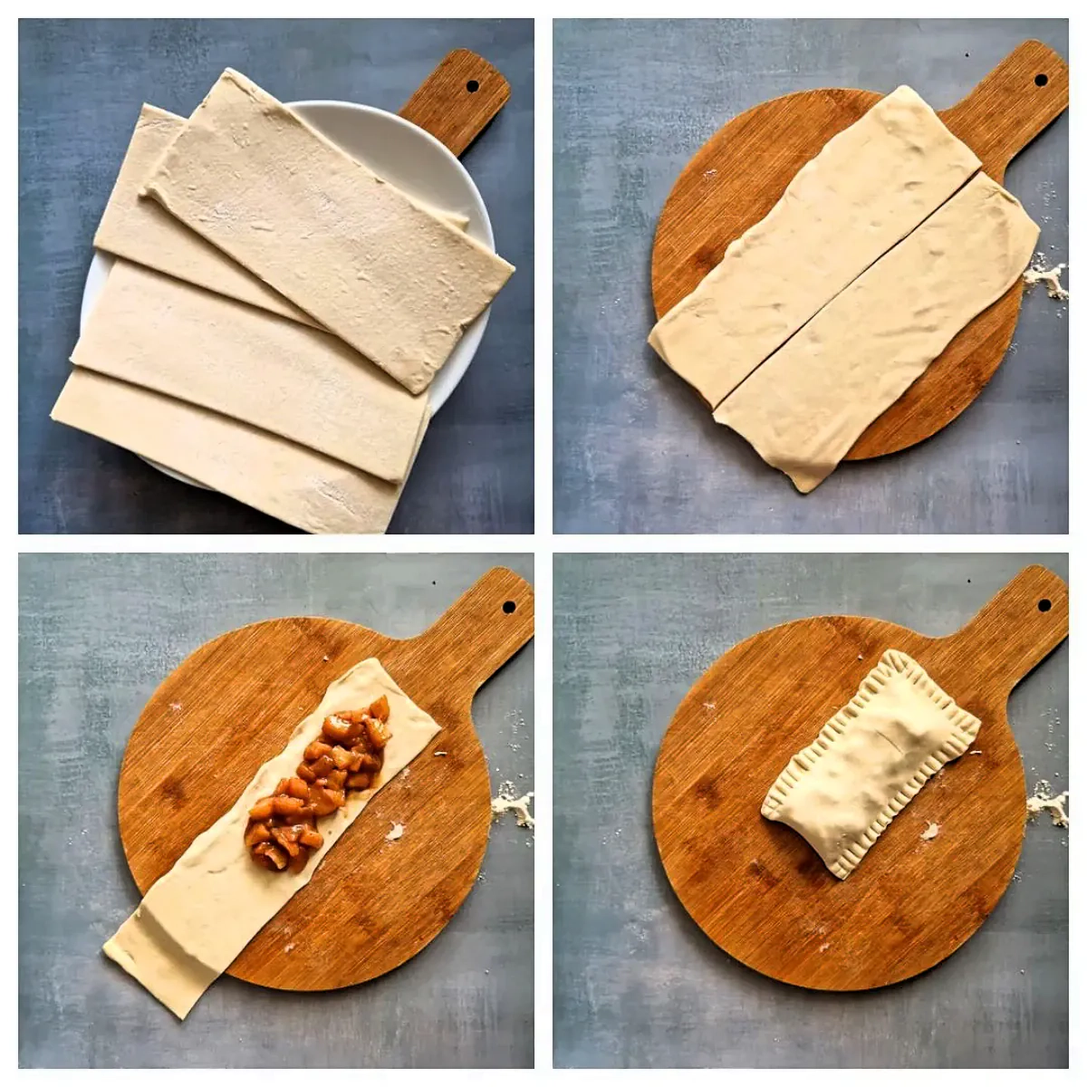 Obuolių pyragaičiai kaip greito maisto restorane