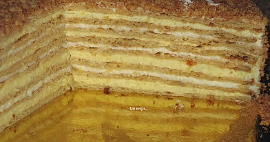 Tortas su moliūgu ir varške "Rudeninė melodija"