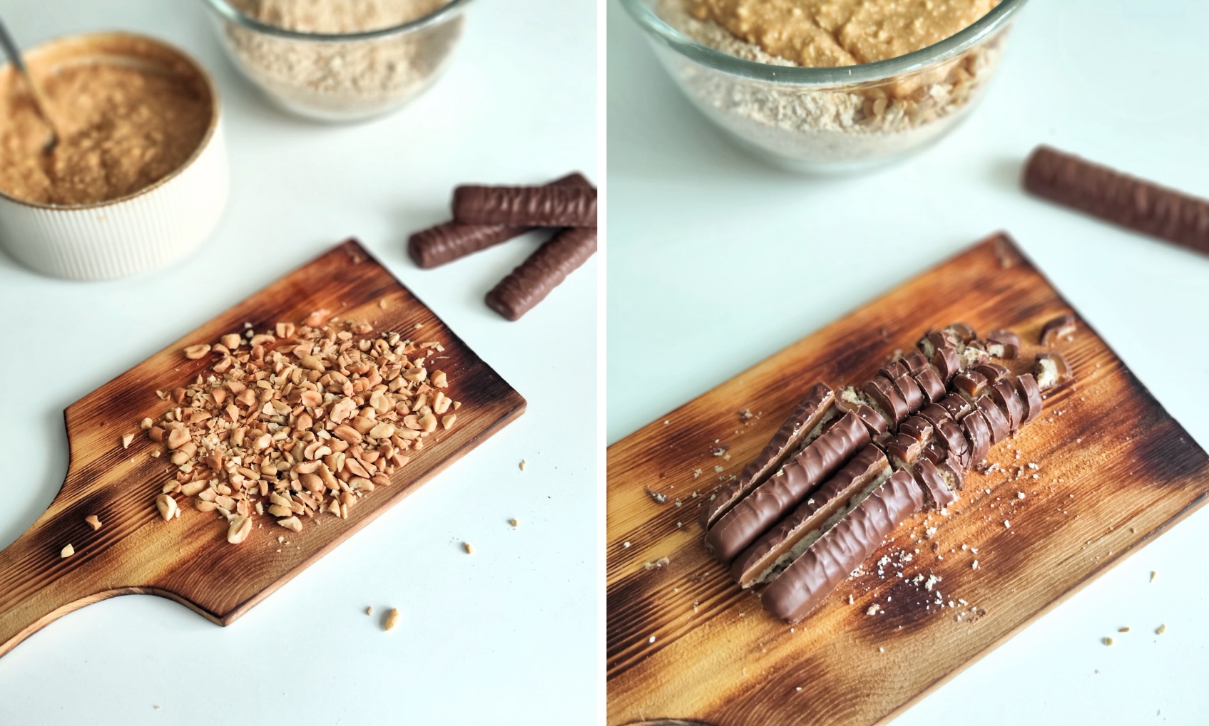 kapoti riešutai ir šokoladukai