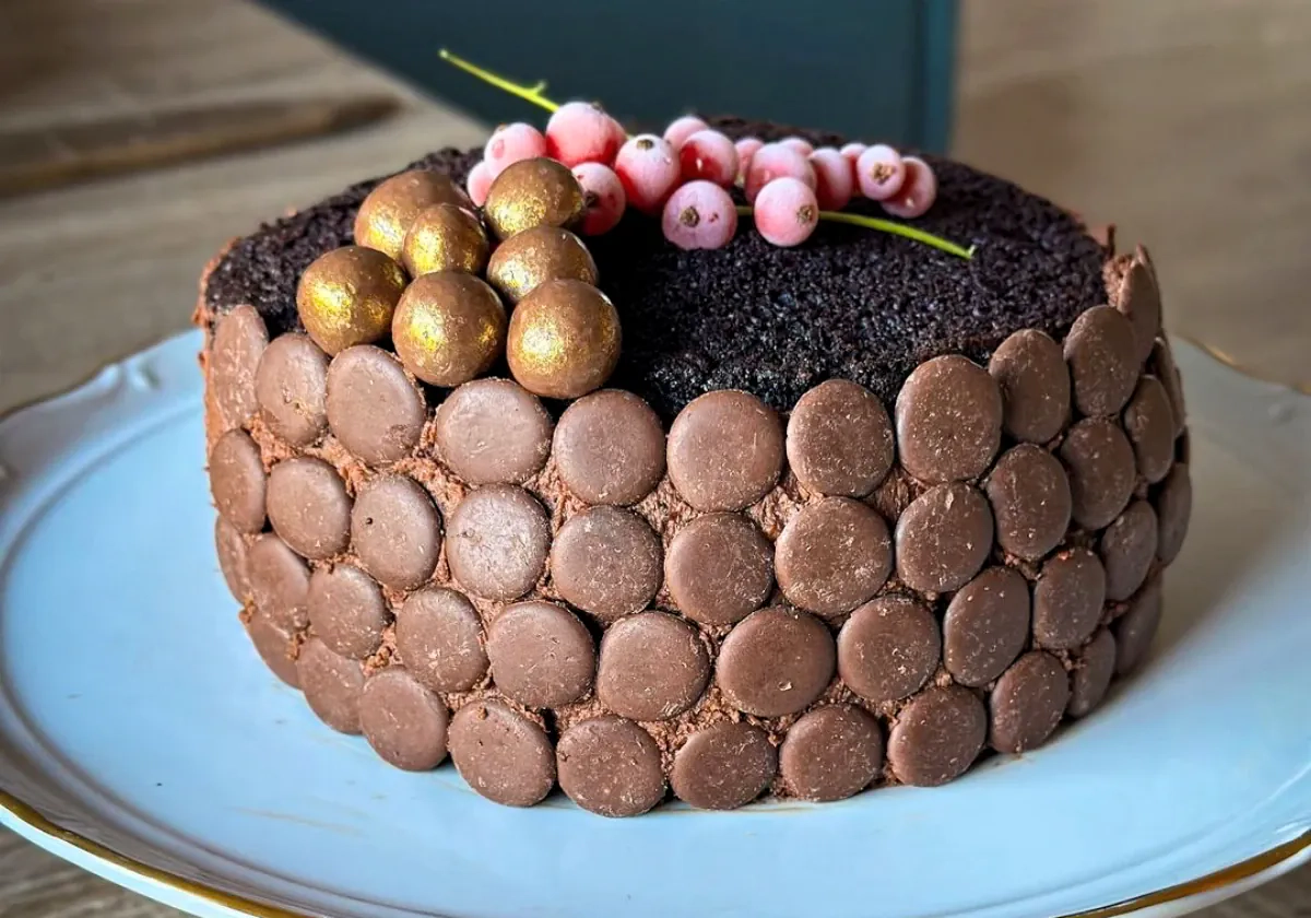 Labai šokoladinis tortas su maskarponės kremu