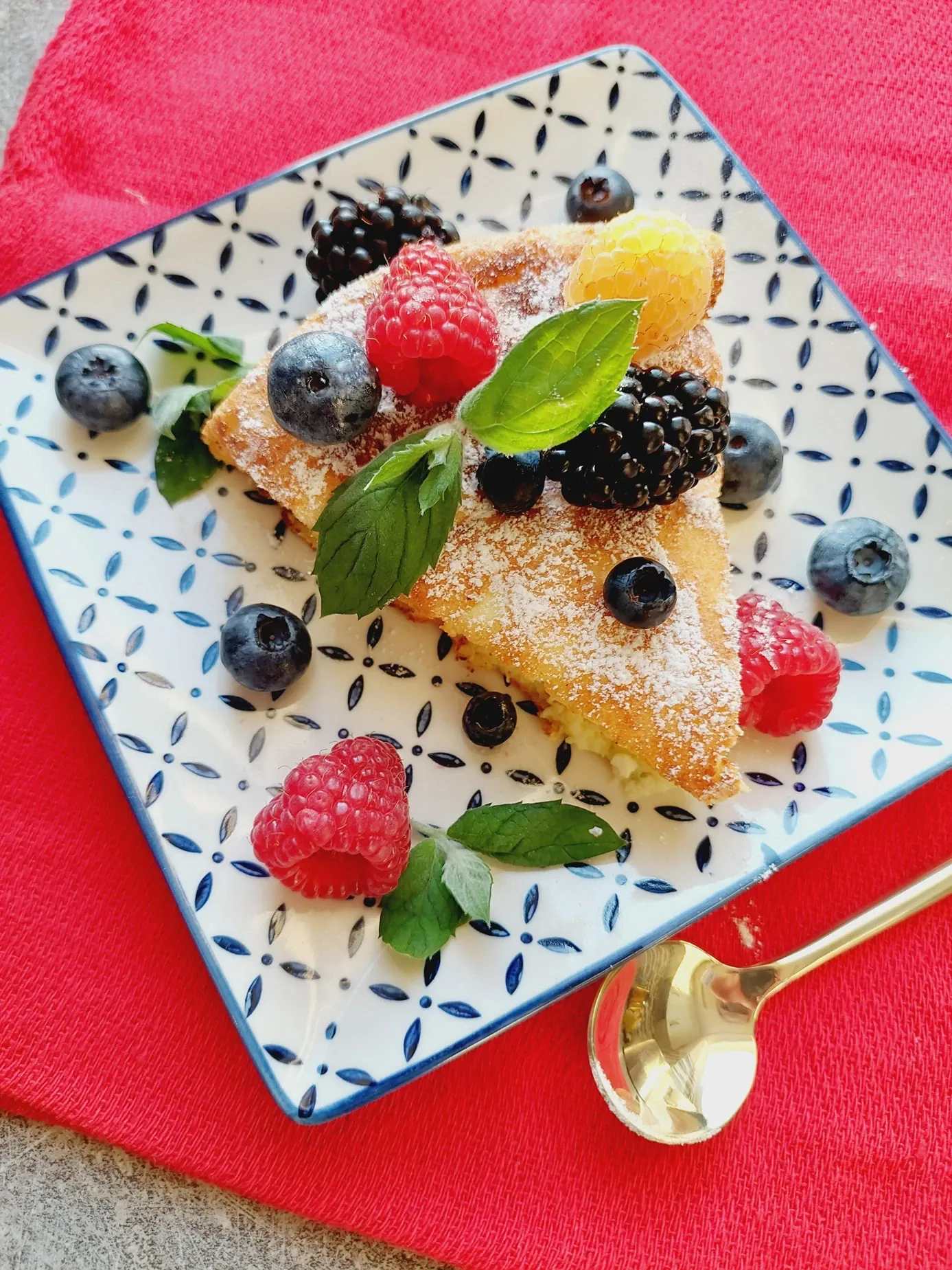 Varškės apkepas su kukurūzų krakmolu