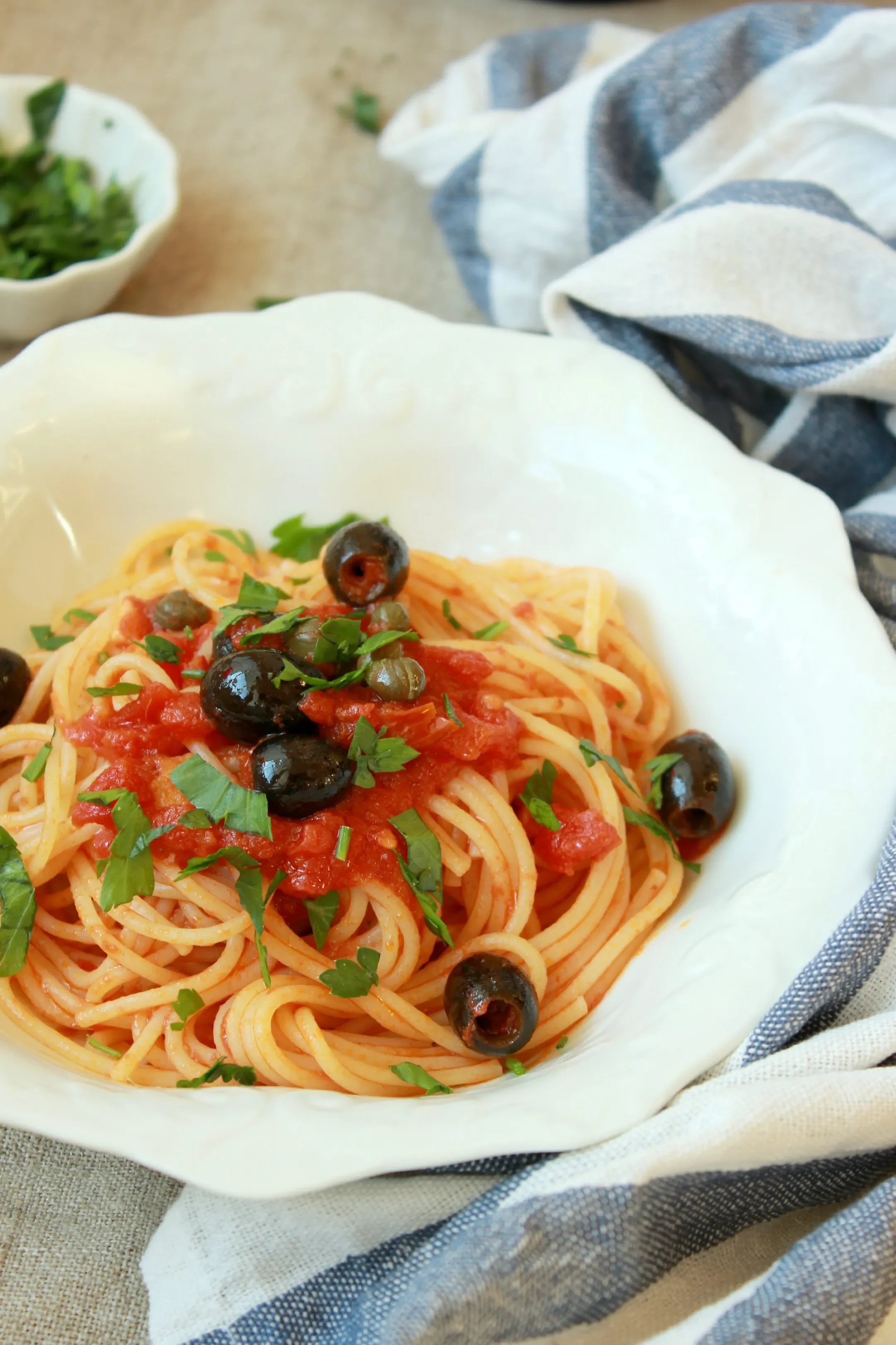 Spagečiai alla puttanesca