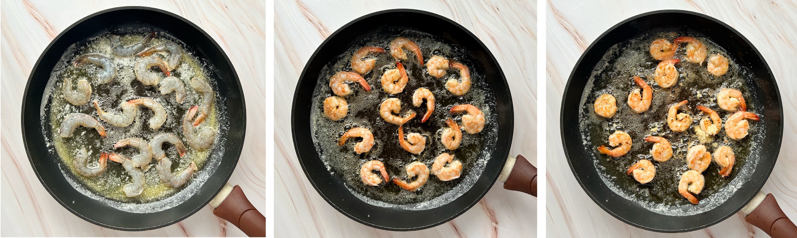 Makaronai su krevetėmis ir grietinėlės padažu