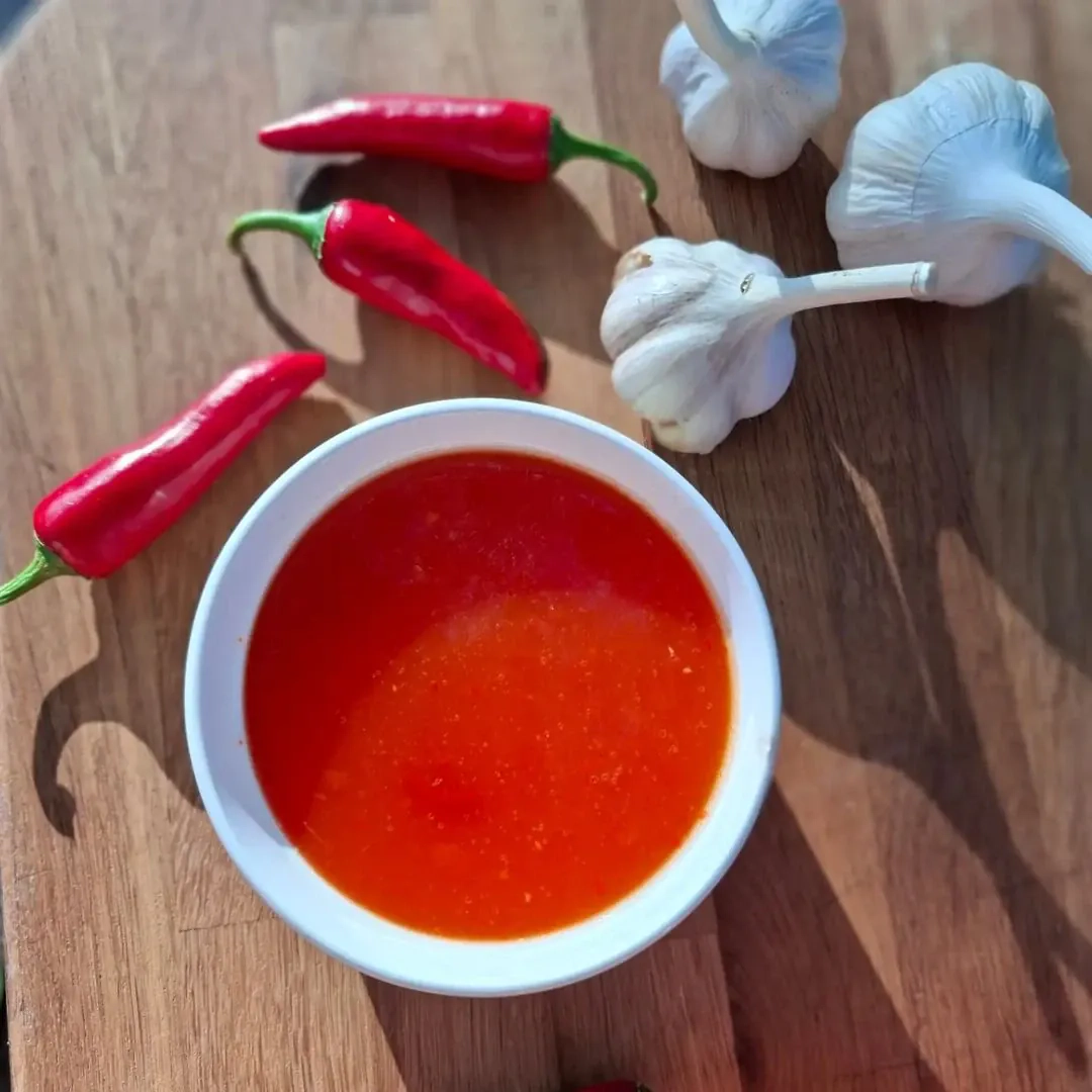 Mājās gatavota Saldā čilli mērce