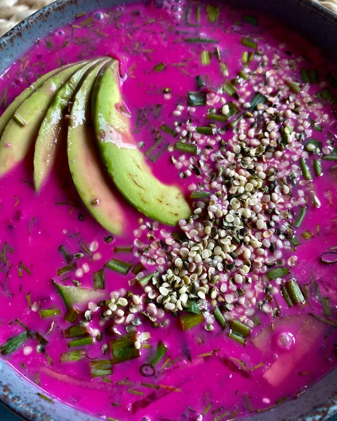 Veganiški šaltibarščiai su nesaldintu sojos pienu