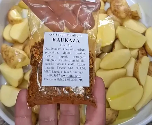 Jaunie kartupeļi Kaukāzu gaumē